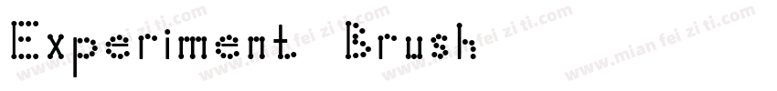 Experiment Brush字体转换